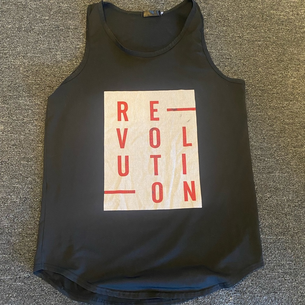 Men’s Revolution tank top black size L/XL